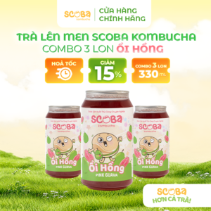 3 LON ĐỒNG VỊ 330ML - ỔI HỒNG