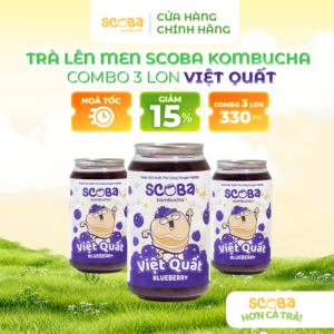 3 LON ĐỒNG VỊ 330ML - VIỆT QUẤT